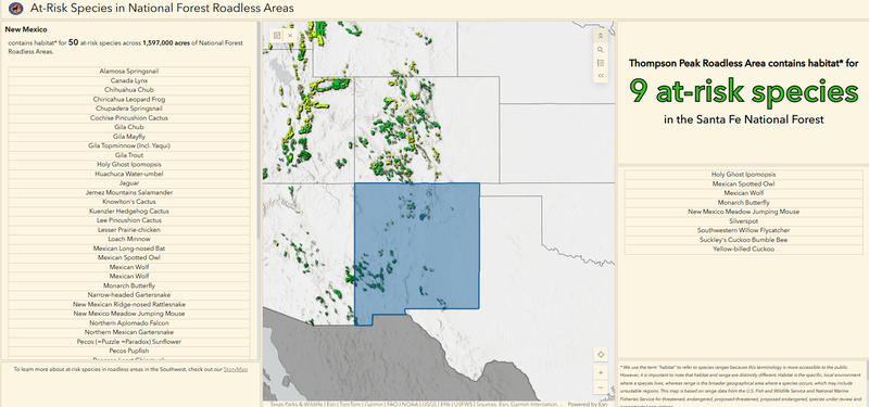 Maps showing the distribution of biodiversity and carbon relative to protected areas.