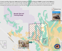 Desert National Wildlife Refuge and the Nevada Test and Training Range image.