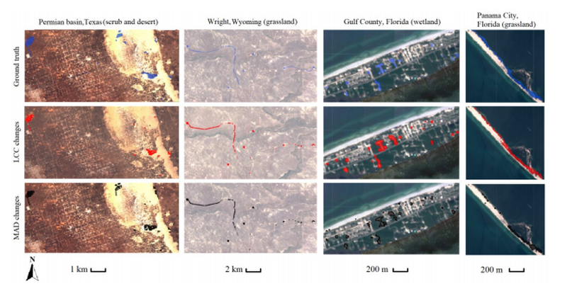 Supporting habitat conservation with automated change detection in Google Earth Engine
